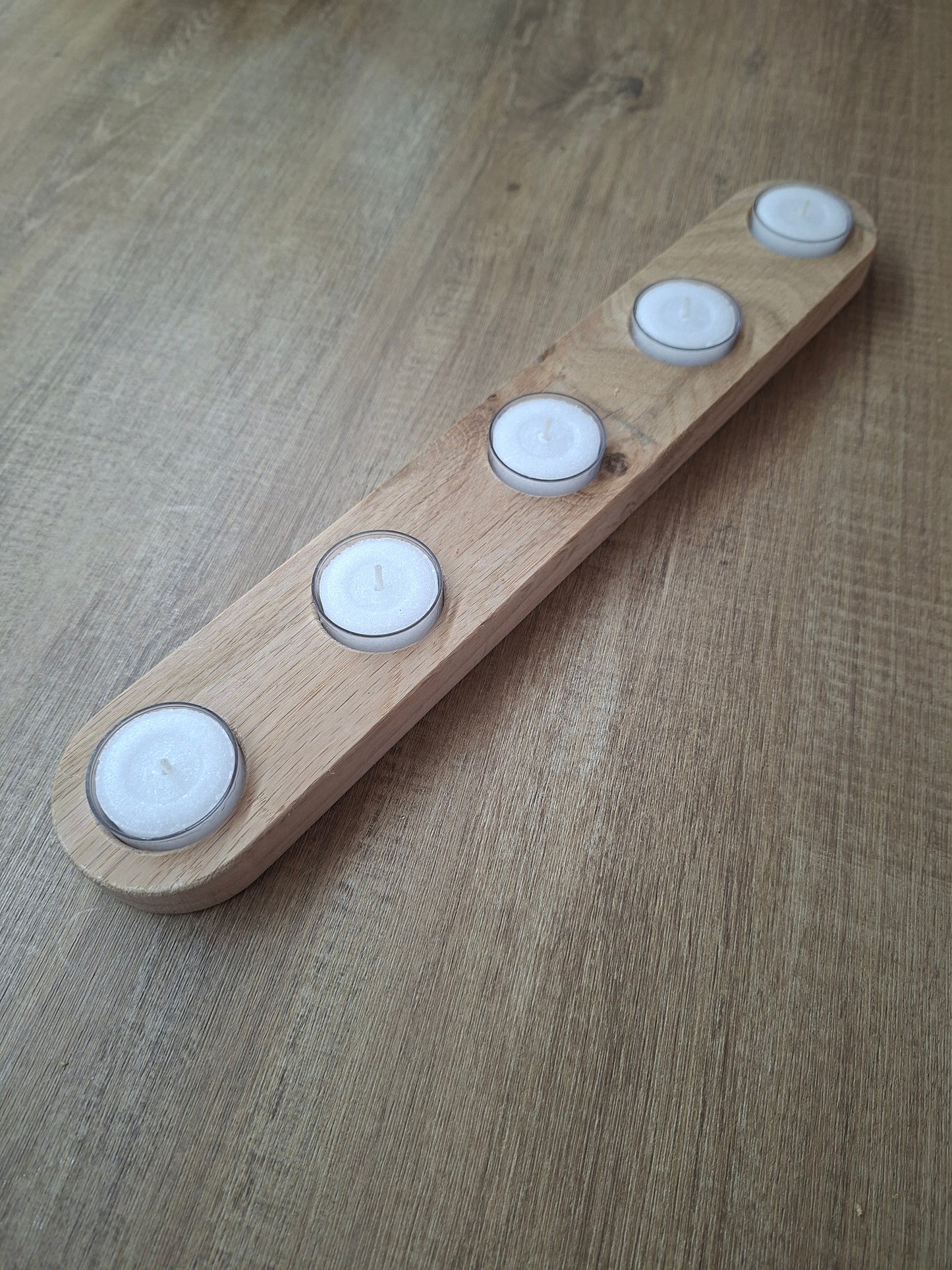 Teelichthalter aus massiver Eiche – handgefertigt & veredelt mit Rubio Monocoat Pure