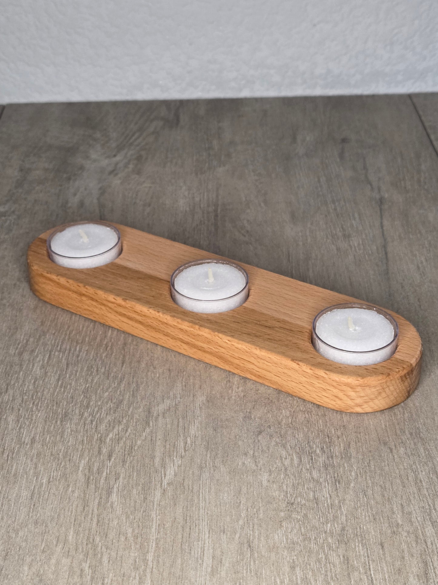 Teelichthalter aus massiver Eiche – handgefertigt & veredelt mit Rubio Monocoat Pure