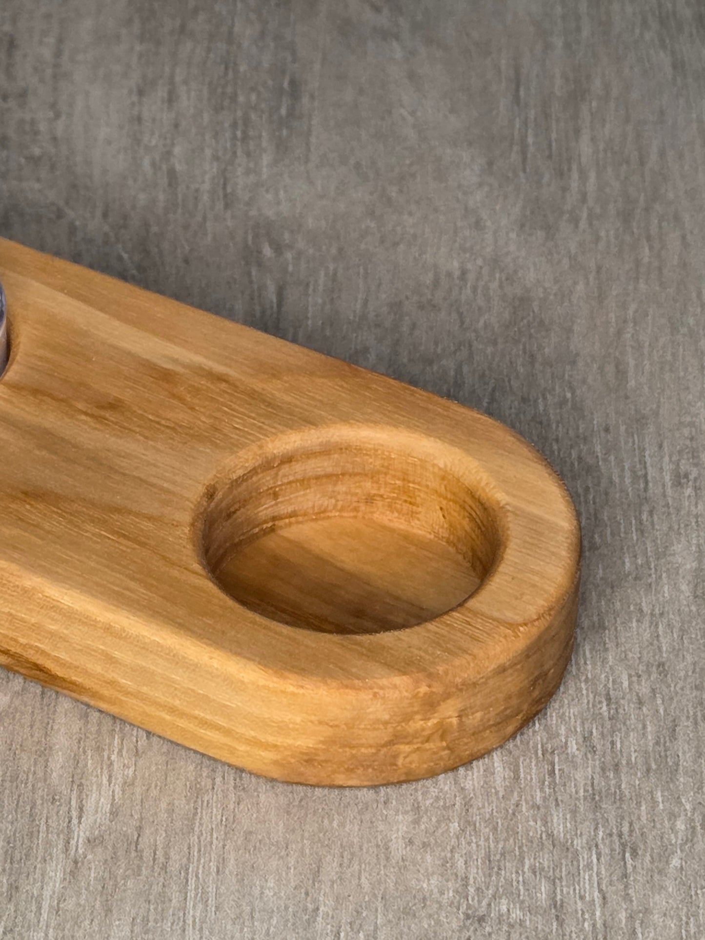 Teelichthalter aus massiver Buche – handgefertigt & veredelt